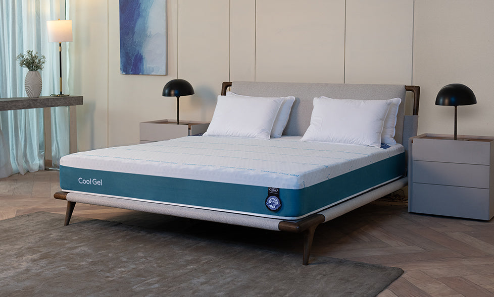 Master Crest Spring Celeste Cool Gel Mattress for Cooler Sleep & Comfort – Master Celeste